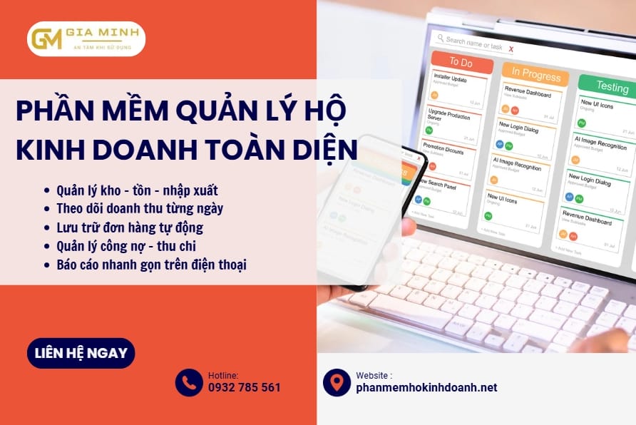 Báo cáo doanh thu cửa hàng đồ nhập khẩu trên MISA
