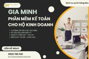 Báo cáo doanh thu dịch vụ tư vấn du học trên phần mềm MISA