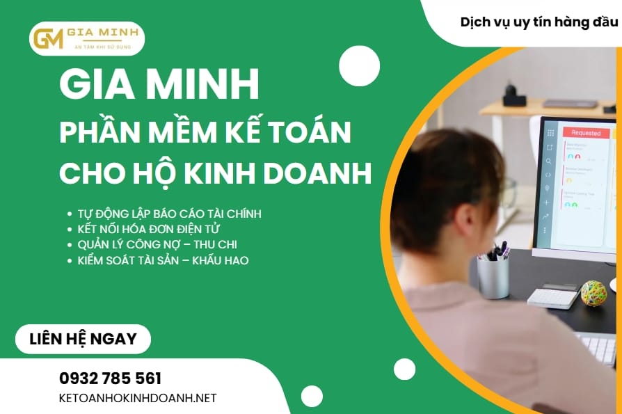 Giao diện phần mềm MISA cho hộ kinh doanh dịch vụ du lịch trải nghiệm tại Hà Nội