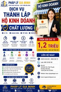 Thành lập hộ kinh doanh cá thể tại Trà Vinh