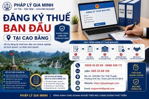 Đăng ký thuế ban đầu tại Cao Bằng