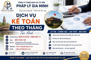 Dịch vụ kế toán theo tháng tại Huế