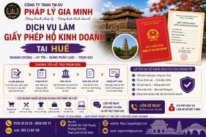 Dịch vụ làm giấy phép hộ kinh doanh tại Huế