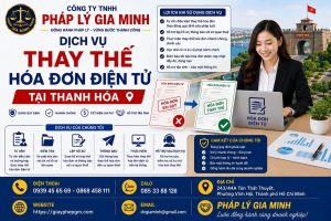 Dịch Vụ Thay Thế Hóa Đơn Điện Tử Tại Thanh Hóa