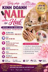 Giấy phép kinh doanh nail tại Huế