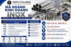 Mã Ngành Kinh Doanh Inox