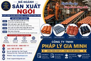 Mã Ngành Sản Xuất Ngói