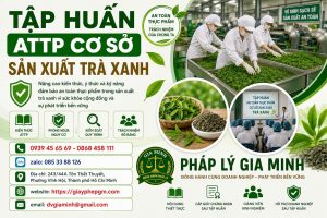 Tập huấn ATTP cơ sở sản xuất trà xanh