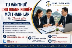 Tư Vấn Thuế Cho Doanh Nghiệp Mới Thành Lập Tại Thanh Hóa