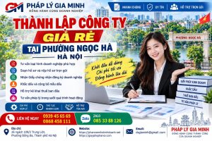Thành lập công ty giá rẻ tại phường Ngọc Hà Hà Nội